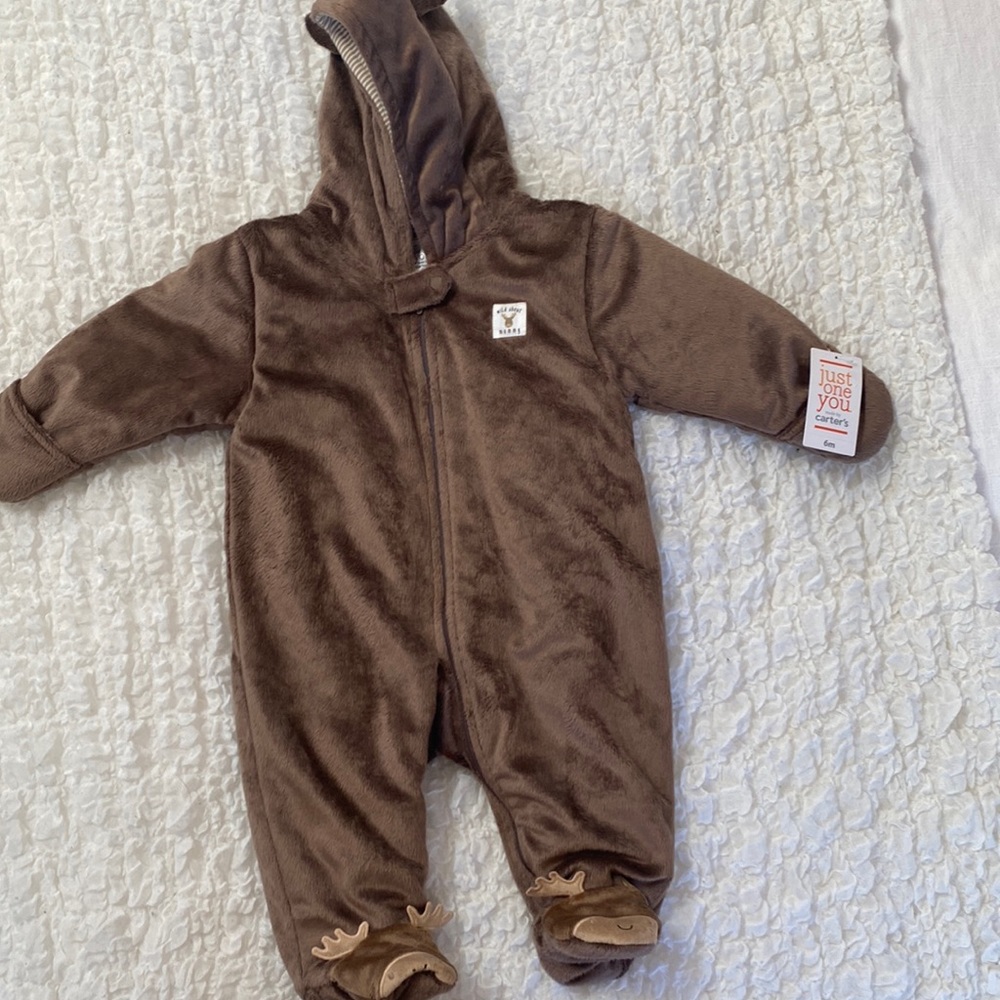 Carters 6m zipper winter body suit warmer. Brand new!